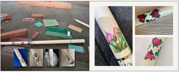 Flowers for Ardis, Custom Designed Cue by Richard Black.