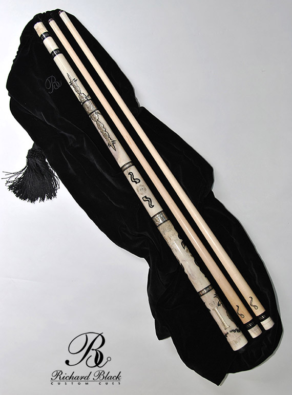 The Silverado, Richard Black Custom Cues.