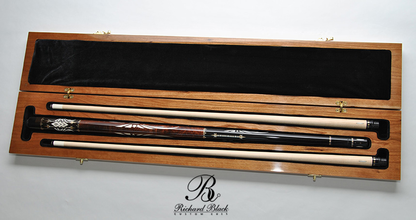 The Amore Mia cue designed by Richard Black, Black Cues Custom